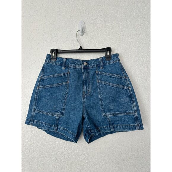 Madewell The Perfect Vintage Mid-Length Cargo Jean Short in Fernlane Wash Sz 29 - Picture 2 of 8